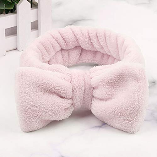 HINK-Home Girls Headband,Fashion Velvet Hairband Solid Bow Knot Women Hair Ring Head Hoop Girls Headband Rose Gold, Clothes Accessory Big Sales