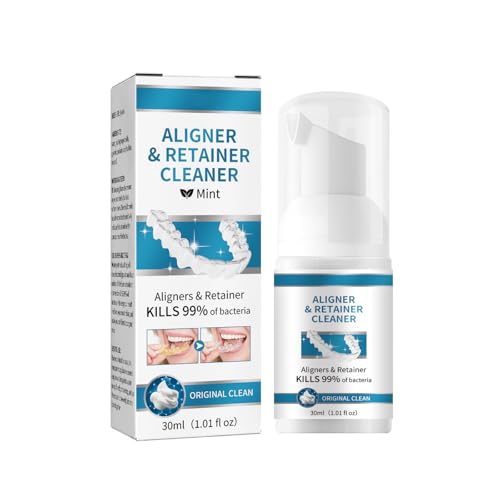 Limpiador De Aparatos Dentales,Limpiadoras para Dentaduras Postizas,Pastillas Para Limpieza De Dentaduras Postizas, Protectores Bucales Limpios, Para FéRulas Dentales, Dentaduras
