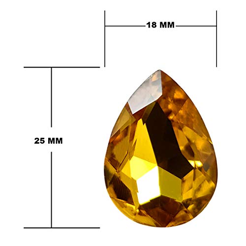Image of DIY Crafts Pack of 50Pcs 10x5, Gold Color, 10Pcs /lot 25mmx18mm Tear Drop DIY Accessory Findings Jewellery Clasps Fittings DIY Jewellery Making (Pack of 50Pcs 10x5, Gold Color)