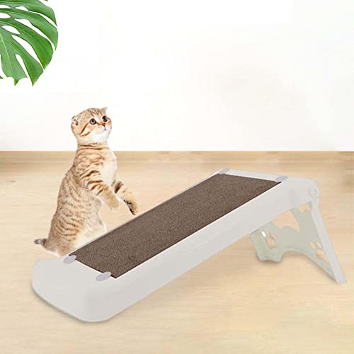 Generic Brinquedo interativo para arranhador de gato, rampa de papelão, placa substituível, para gat
