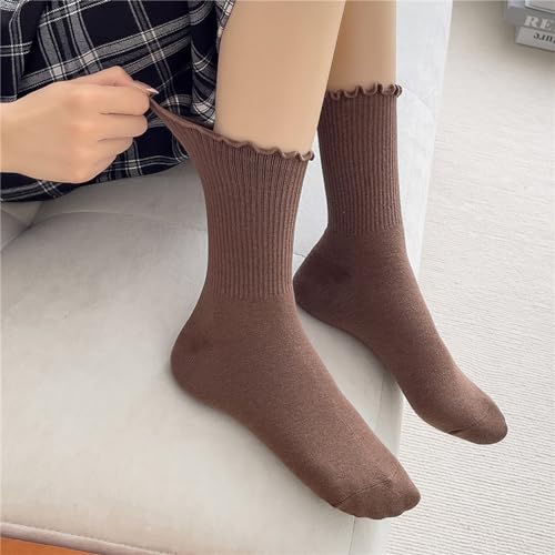 Image of YYaaloa Womens Above Ankle Crew Socks Casual Cotton Socks Cute Fun Novelty Girl Thin Dress Socks