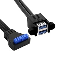 CY USB 3.0 Porta Singola Montaggio A Vite Tipo A Femmina A 20pin - Foto 8