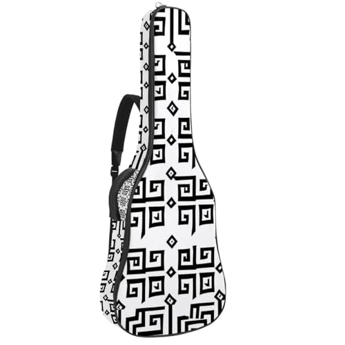 Étui guitare acoustique étanche à deux poches contre la pluie