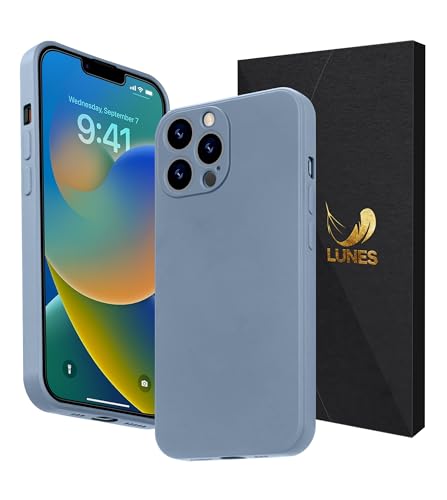 LUNES iPhone 13 Pro P[X Jی X}zP[X ϏՌ y ^ y ϖh~ h~ Yی Phone13 v p Jo[ (iPhone13Pro, blue gray)