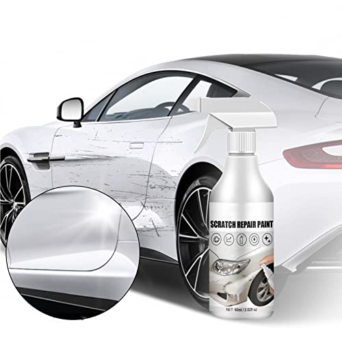 Spray de remoção de riscos | Spray de polimento de carro portátil preto e branco - Cera protetora de