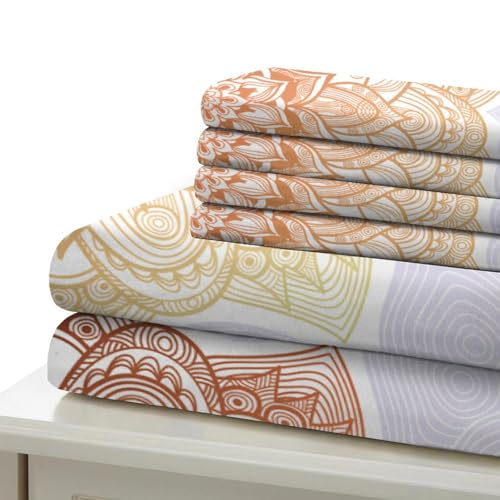 Housse de couette mandala fleurie pour une chambre cocooning - 7