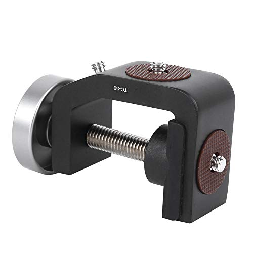 Morsetto A C Per Fotografia In Alluminio TC-50 – Supporto Universale Con Vite 1/4 Pollice, Carico 4kg - 3