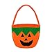 10. PC Halloweenowa cukierka prezent torba sztuczka lub traktować torebka dyni przechowywania wiadro przenośne prezent kosz Halloween party favor TIANLILI (Color : A02)