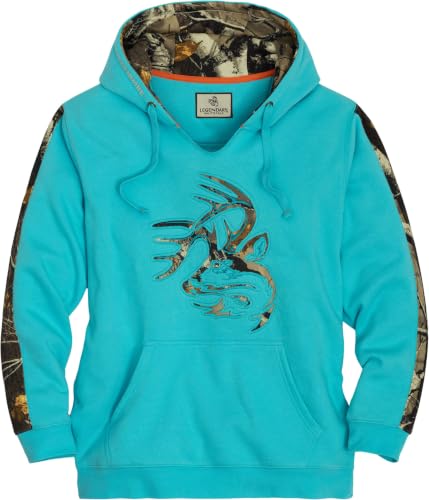 Image of Legendary Whitetails Mens Camo Pullover Hoodie Hunting Sweatshirt