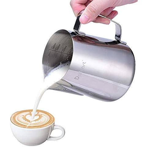 Dailyart 600ml Stainless Steel Milk Pitcher Cover