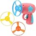balacoo Cat Propeller - Set Outdoor Plaything Huntings Interactive Fetch Game Training Propellers of Fun Cat Chasing Saucer Flying Interesting Fly Launcher for Cats Shooter Kitten