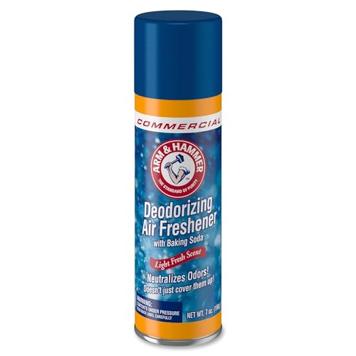 Arm & Hammer Baking Soda Air Freshener, Light Fresh Scent, 7 Oz Aerosol Spray
