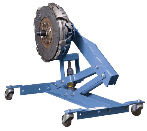 Automated Manual Transmission (AMT) Clutch Failures At Service Replacement; New Clutch Found To Be Damaged When Unboxed Or Fails Soon After Replacement - Volvo 7 OTC 5015A Truck Clutch and Flywheel Handler with 9' to 37' Lifting Range and Four Swivel Casters - Ideal for Replacing 14' and 15-1/2' Clutch Assemblies, Black