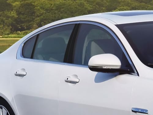 Calcomanía para poste de pilar Jaguar XF 2009-2015 vinilo negro brillante Rvinyl Rtrim