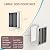 Dog Door for Wall, Energy Efficient French Doggy Door with Aluminum Frame, Telescoping Tunnel, Magnetic Flaps and Sliding Lock Panel, Easy Install for Walls 4"- 7 7/8" Thick, Large (up to 80 lbs)