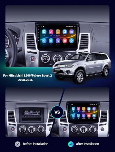 Radio de coche con cámara trasera para Nissan March K13 y manos libres 2