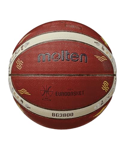 Molten B7G3800-E5Z Basketball Eurobasket 2025 Modell Kunstleder Nr. 7 Ball Molten B7G3800-E5Z Basketball Eurobasket 2025 Modell Kunstleder Nr. 7 Ball