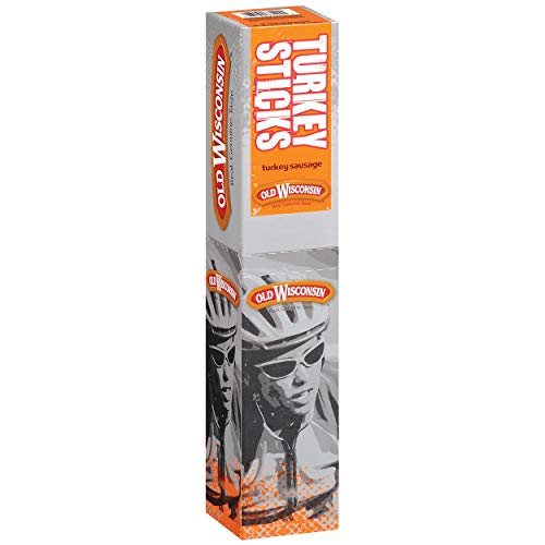 Old Wisconsin Snack Stick, Turkey, 1.5-Ounce (Pack of 28)