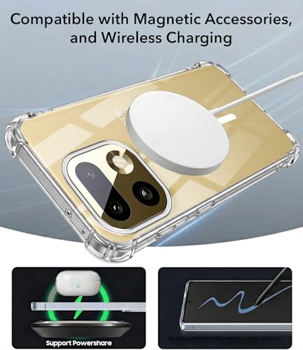 Image of Jkobi Shockproof Crystal-Clear Back Cover for Realme 16 Pro Plus 5G (Magsafe Wireless Support | Drop & Camera Protection | Hard Polycarbonate)