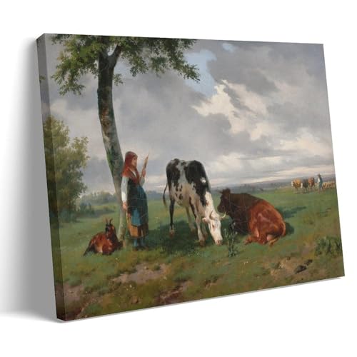 Tableau de scène pastorale Rosa Bonheur pour créer une ambiance naturelle dans votre salon