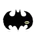 Dongcrystal Black Batman Throw Pillow Soft Plush Toy Stuffed Cushion Doll