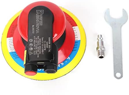 Miniatura 6 de Lijadora de órbita aleatoria neumática comercial Lijadora de aire para carrocería, metal y carpintería 6"