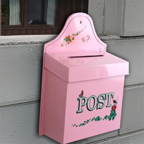 Boîte aux lettres robuste en fer de style vintage avec serrure de sécurité - 5