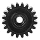Fafeicy 20-Zahn Servo Zahnrad, 25-Zahn-Spline MOD 0.8, Stahlgussteile, zum Antreiben des 100-Zahn-Naben-Zahnrads mit einem Abstand von 48 mm, 4307-1025-0020