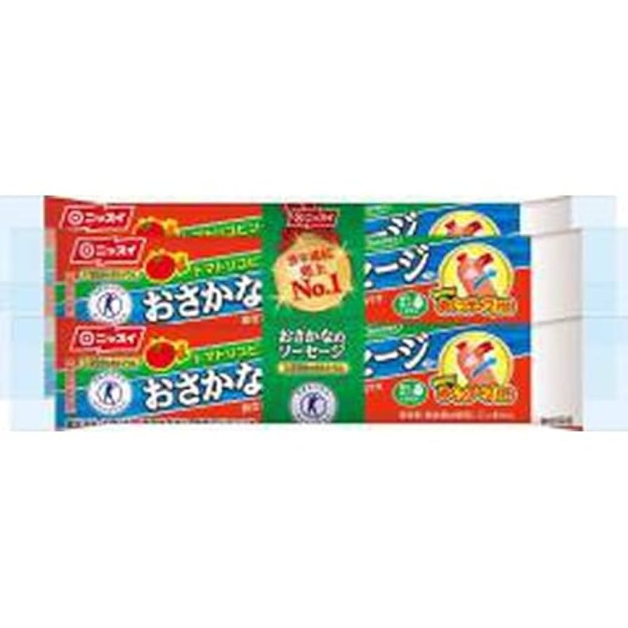 おさかなページ Amazon | ニッスイ おさかなのソーセージM 4束×5入 | ニッスイ