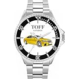  Toff London Gelbe Limousinen-Autouhr TLWL-1465