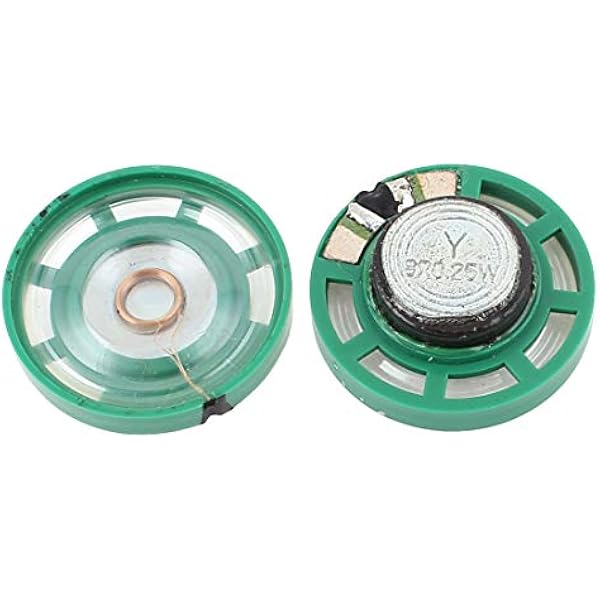 Aexit 2 szt.0,25 W 8 Ohm 29m_m Zewnętrzny głośnik z elektronicznymi zabawkami(2 pièces 0.25W 8 Ohm 29 mn Extérieur Aimant Haut-parleur Jouet Électronique