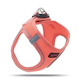 Tailpetz Step-in Breathable Airmesh Vest Harness, Reflective Soft Padded Harnesses for Cats Puppies