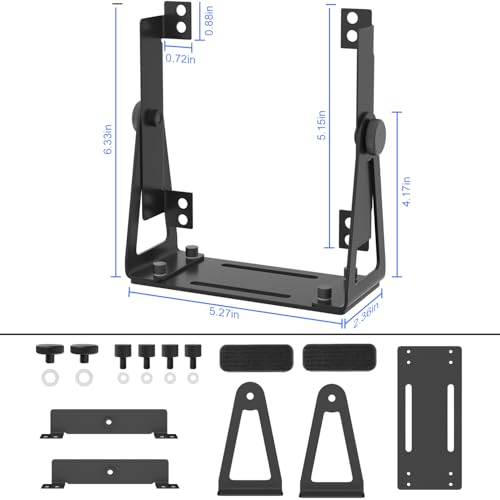 Image of Multi-Purpose Desk Fan Stand Mount, Black | For 120mm PC Computer Fans, For 140mm PC Computer Fans