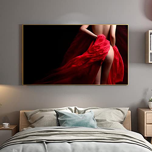 Affiches et impressions mur art toile salon femme sexy 80x160