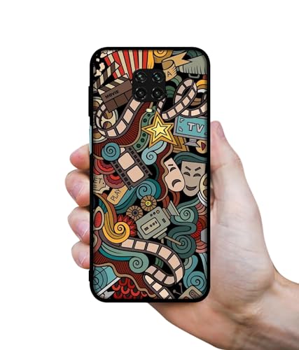 Image of Movies Design Premium 2D Printed Metal Back Case Cover for Mi Redmi Note 9 Pro /Note 9 Pro Max /Poco M2 Pro