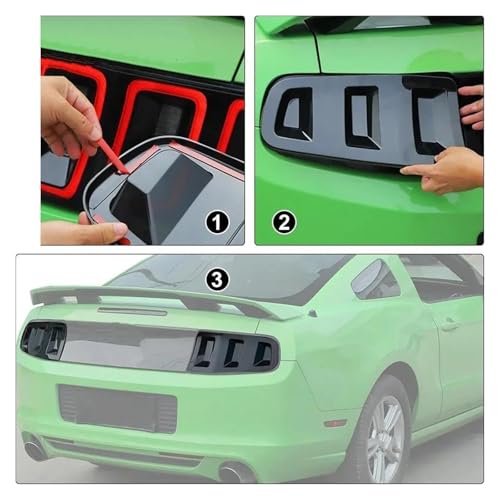 Luz trasera coche decoración Ford Mustang 2010-2014 accesorios faros 4