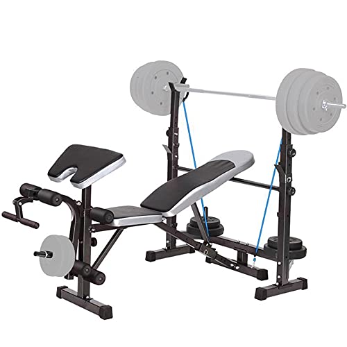 Buy HAKENO Weight Bench with Squat Rack, Adjustable Olympic Weight