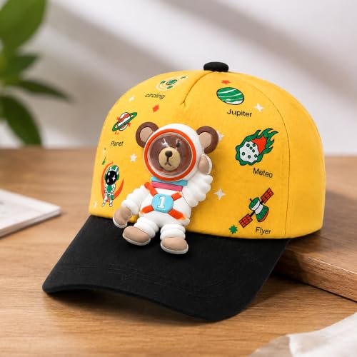 Image of VRITRAZ Kids Adjustable Baseball Cap, Lightweight Comfortable Casual Sports Hat | Ideal for School, Travel, Outdoor Play and Everyday Wear for Boys and Girls (4-12 Years)