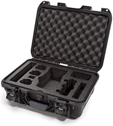 Nanuk DJI Drone Waterproof Hard Case with Custom Foam Insert for DJI Mavic 2 Pro/Zoom - Black - Made in Canada