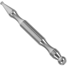 Stainless Steel Massage Bar for Trigger Point Relief and Deep Tissue Massage, Compact Tool for Back Use with Portable Bag