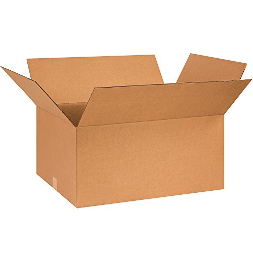 Image of BOX USA 26x18x12 Corrugated Boxes, Large, 26L x 18W x 12H, Pack of 15 | Shipping, Packaging, Moving, Storage Box for Home or Business, Strong Wholesale Bulk Boxes