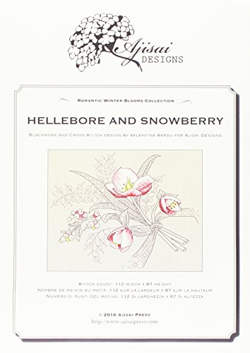 Hellebore And Snowberry. Cross Stitch Blackwork Design. Ediz. Italiana, Inglese E Francese