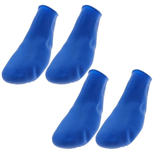 Hemobllo Dog Boots Waterproof Rain Shoes for Small Pets Non-Slip Pet Shoes Cover for Outdoor Walking Paw Protection from Stones and Wet Ground Easy on and Off Size S 4 Pack by Hemobllo - Used condition - Image 7