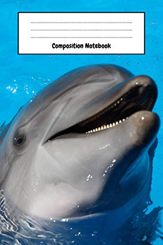 Composition Notebook: Lovely Journal / Diary / Notepad, Dolphin Lover Gifts (Lined, 6" x 9")