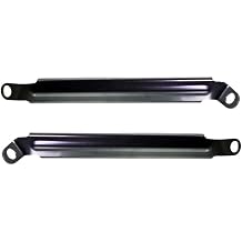 Bumper Mounting Brace Bracket Set Front Left Right Pair Steel for GMC for Sierra 3500/2500HD/2500/1500HD/1500