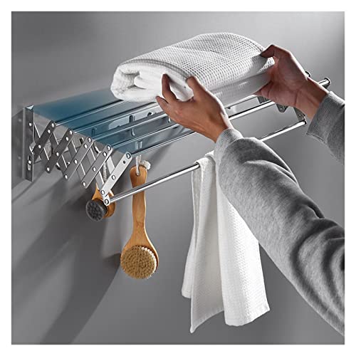Corde à linge avec crochets FBSHAD, la solution gain de place pour appartements