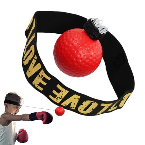 Bola De Entrenamiento De Boxeo | Bolas De Reflejo De La Diadema De Boxeo para Niños | Ejercer Bolas De Boxeo De Coordinación Mano- para Dormitorio, Sala De Estar, Patio, Parques, Gimnasio