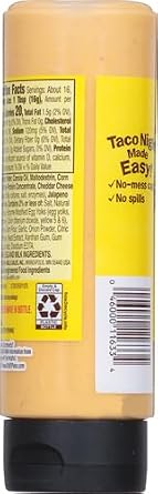 Old El Paso Creamy Queso Sauce, 280g (9 oz) — Cheesy Jalapeño Dip & Taco Topping — American Import