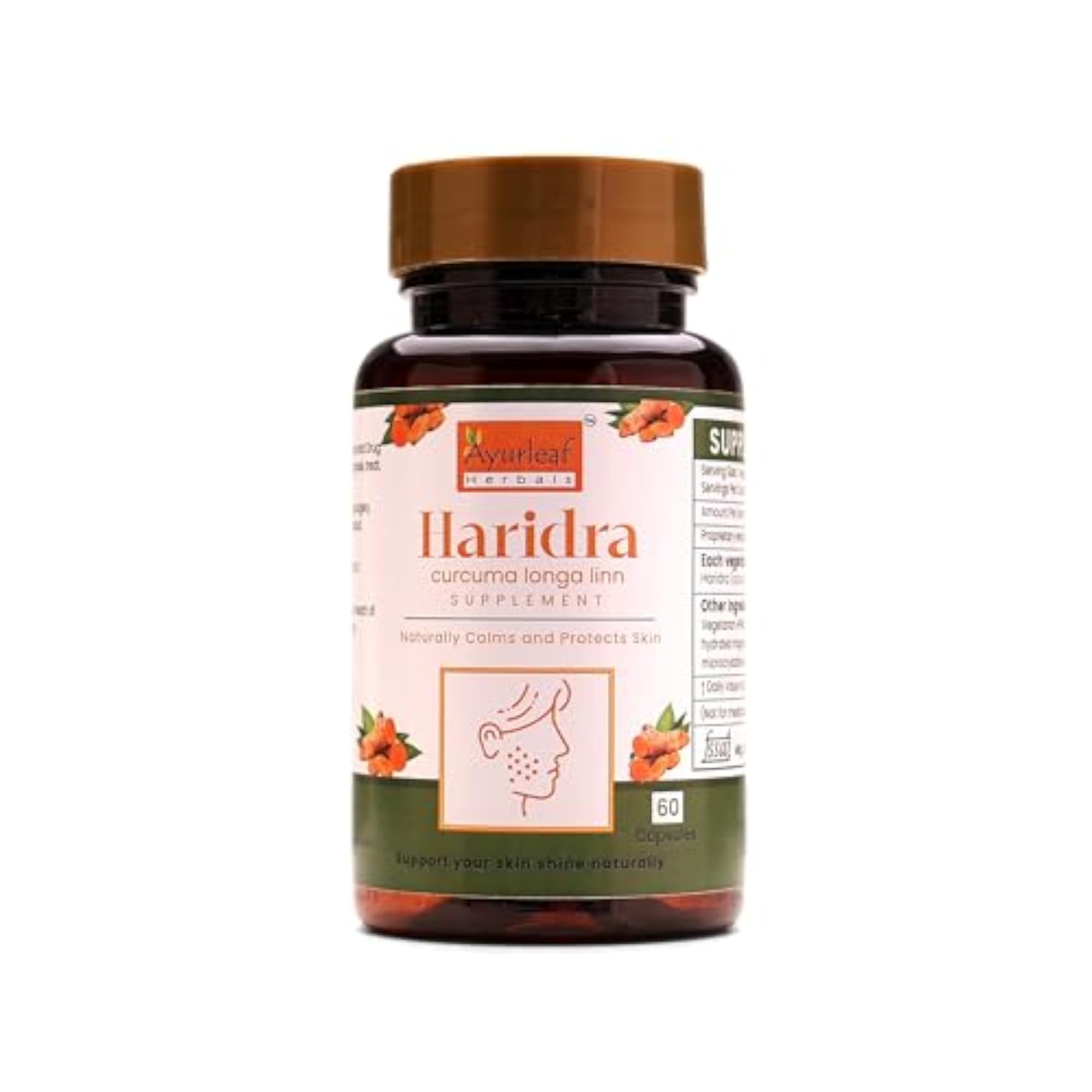 Ayurleaf Herbals Haridra Turmeric Capsules