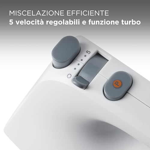 Kenwood HMP30.A0WH Bianco, Sbattitore A 5 Velocità 450W - 3